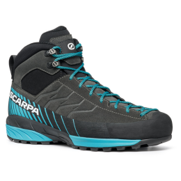 Chaussures randonnée homme Scarpa Mescalito Mid GTX vert / bleu Shark-Azure