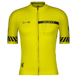 Maillot vélo homme Scott M's RC Pro SS jaune sulphur yellow/black