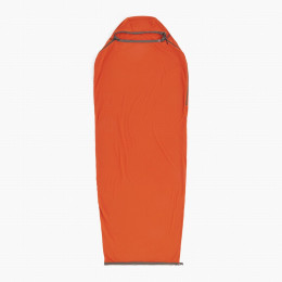 Doublure sac de couchage Sea to Summit Reactor Fleece Liner Mummy Compact rouge / orange Picante Red