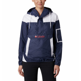 Veste femme Columbia Challenger Windbreaker bleu / blanc Nocturnal, White