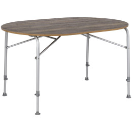 Table Bo-Camp Feather Oval brun Wood look