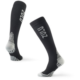 Chaussettes de compression Zulu Run Compression M noir / gris