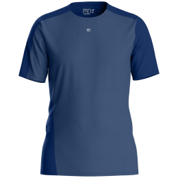 T-shirt fonctionnel homme Ortovox 120 Cool Tec Fast Upward Ts M bleu foncé Blue Nunatak