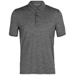 T-shirt homme Icebreaker Men Tech Lite II SS Polo 2021 girs gritstone hthr