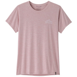 T-shirt femme Patagonia Women's Capilene Cool Daily Shirt - Cloud Crag rose Quiet Violet