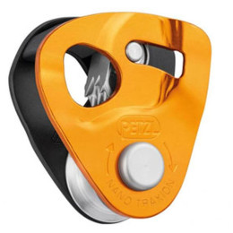 Poulie Petzl Nano Traxion jaune