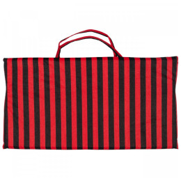 Chaise longue de plage Yate Plážové lehátko - proužek noir / rouge red