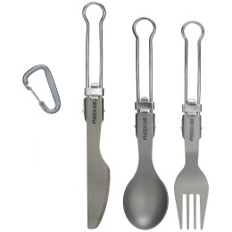 Set de couverts Rockland Titanium Tools girs grey