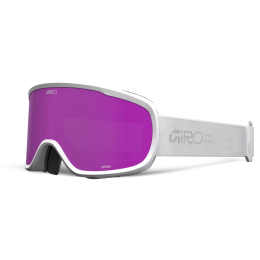 Lunettes de ski femmes Giro Moxie - Amber Pink/Yellow blanc White Stacked
