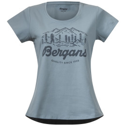 T-shirt femme Bergans Classic V2 W Tee bleue Smoke Blue