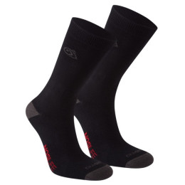 Chaussettes Craghoppers NosiLife Twin Pck Socks noir / gris Blk/DkLead