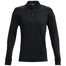 T-shirt homme Under Armour Tac Performance Polo LS 2.0 vert Black / / Black