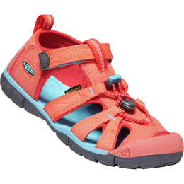 Sandales enfant Keen Seacamp II CNX JR orange Coral/PoppyRed
