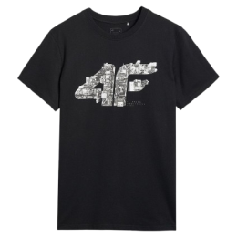 T-shirt homme 4F Tshirt M3132 noir DEEP BLACK