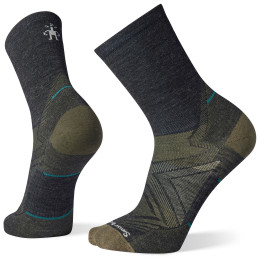 Chaussettes Smartwool Run Zero Cushion Mid Crew 2023 girs charcoal