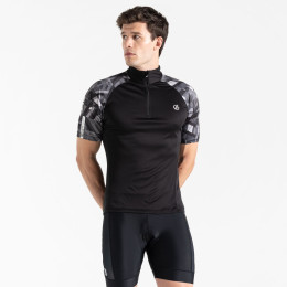 Maillot vélo homme Dare 2b Riding Jersey vert Black/Black Shift