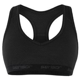 Soutien-gorge Sensor Merino DF vert Black