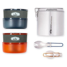 Set de vaisselle GSI Outdoors Glacier Dualist 1,8 l