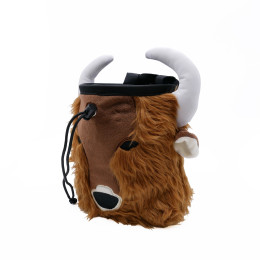 Sac à magnésie YY VERTICAL Chalk Bag Animal brun Bison