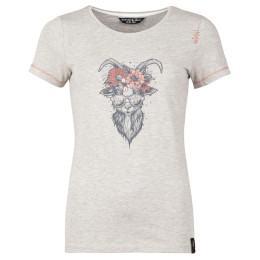 T-shirt femme Chillaz Saile Alps Love girs grey melange