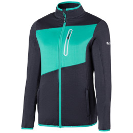 Veste polaire fonctionnelle femme Zulu Hoverla W vert / bleu Black melange/Aqua