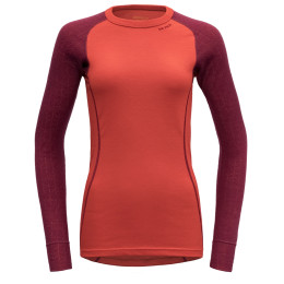 T-shirt fonctionnel femme Devold Duo Active Woman Shirt LS rouge Beetroot
