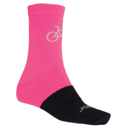Chaussettes Sensor Tour Merino růžová/černá noir / rose
