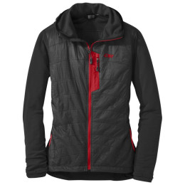 Veste femme Outdoor Research Deviator Hoody vert Black/Flame
