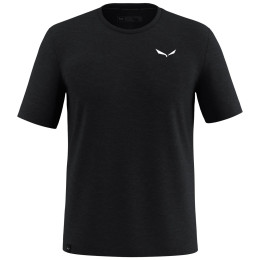 T-shirt fonctionnel homme Salewa Eagle Minilogo Am T-Shirt M noir black out