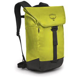Sac à dos Osprey Transporter Flap jaune / noir lemongrass yellow/black