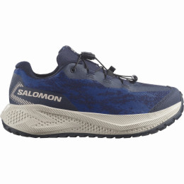 Chaussures enfant Salomon Aero Grvl Wp J Maritime Blue-Silver Cloud-Bluing