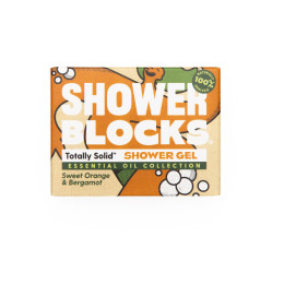 Gel douche Shower Blocks Solid Shower Gel EO Range - Sweet Orange & Bergamot orange