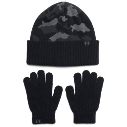 Bonnet Under Armour B Beanie/Glove Combo Black