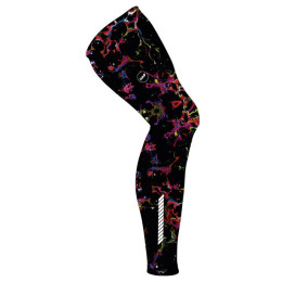 Jambières H.A.D. Go! Legwarmer Cosmic noir / rouge cosmic