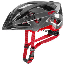 Casque vélo Uvex Active gris / rouge Gray/Red