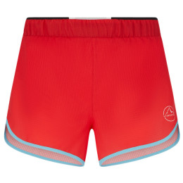 Short femme La Sportiva Timing Short W rouge Hibiscus/Malibu Blue