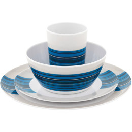 Set vaisselle pour 2 personnes Outwell Blossom Picnic set – 2 osoby bleue