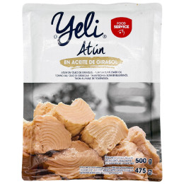 Aliments à emporter Yeli Thon en morceaux à l’huile de tournesol (500 g)