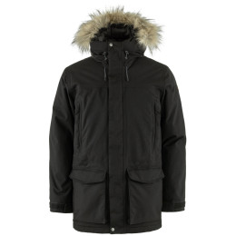 Veste d'hiver homme Fjällräven Nuuk Lite Parka vert Black