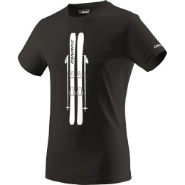 T-shirt homme Dynafit Graphic Co M S/S Tee noir / blanc black out/SKIS