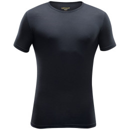 T-shirt homme Devold Breeze Man T-Shirt short sleeve vert Black