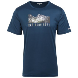 T-shirt homme Regatta Fingal Slogan III bleu foncé MoonLt Denim