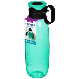 Bouteille Sistema Hydrate Tritan Traverse Flip Top 650 ml green