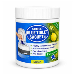Produit WC chimique Stimex Blue Lemon bleu lemon
