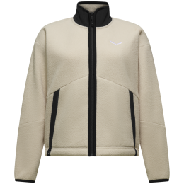 Sweat-shirt femme Salewa Fanes Jacket Fz W blanc oatmeal