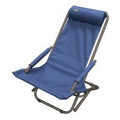 Chaise longue inclinable Ferrino Relax bleue
