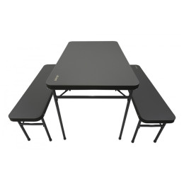 Table avec bancs Vango Orchard Bench Set girs Grey
