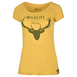 T-shirt femme Husky Deer L jaune CreamyYellow