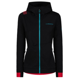 Sweat-shirt femme La Sportiva Mood Hoody W noir / rose Black/Hibiscus