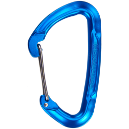 Mousqueton Skylotec Lime W (wire gate) bleu Electric Blue